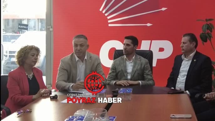 ÇORUM MİLLETVEKİLİ Mehmet TAHTASIZ ve AMASYA MİLLETVEKİLİ Reşat KARAGÖZ ÇERKEZKÖY CHP İLÇE TEŞKİLATINI ZİYARETTE BULUNDU.