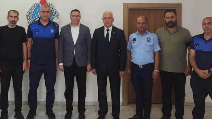Azbay’dan Zabıta Müdürlüğü’ne Ziyaret